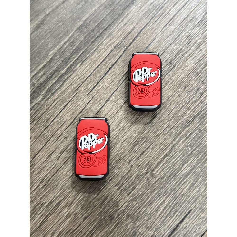 Dr. Pepper Soda Charm For Crocs Shoe Charms - 2 Pieces